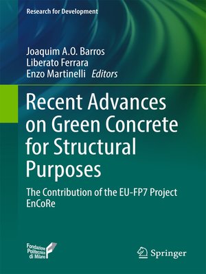 cover image of Recent Advances on Green Concrete for Structural Purposes